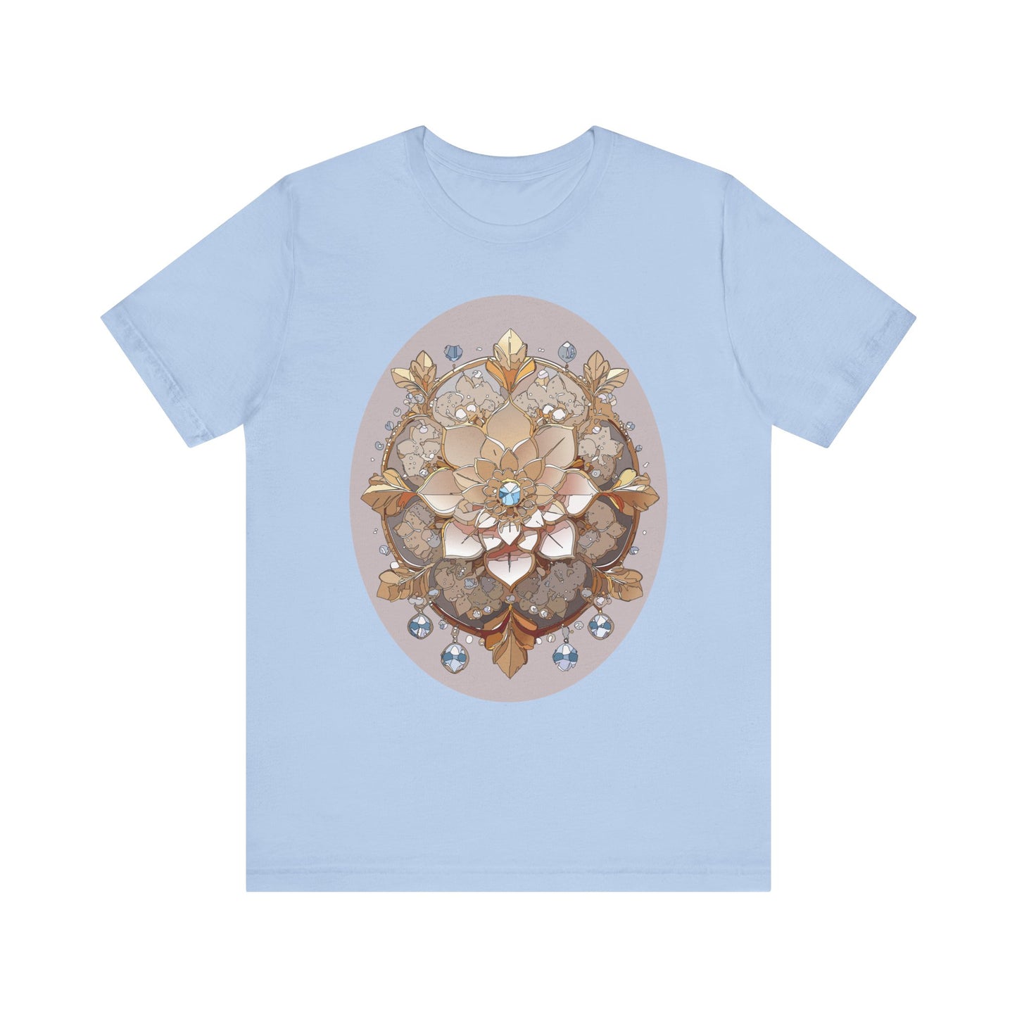 Floral Shirt, Flower Shirt, Tee Shirt with Antique Flower
