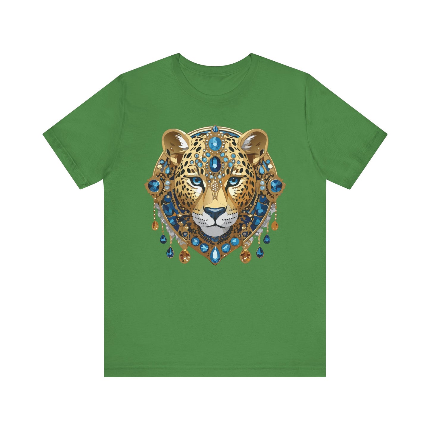 Animal Shirt, Shirt with Animal, Tee Shirt with Gold Animal Medal, Shirt with Antique Animal Medallion