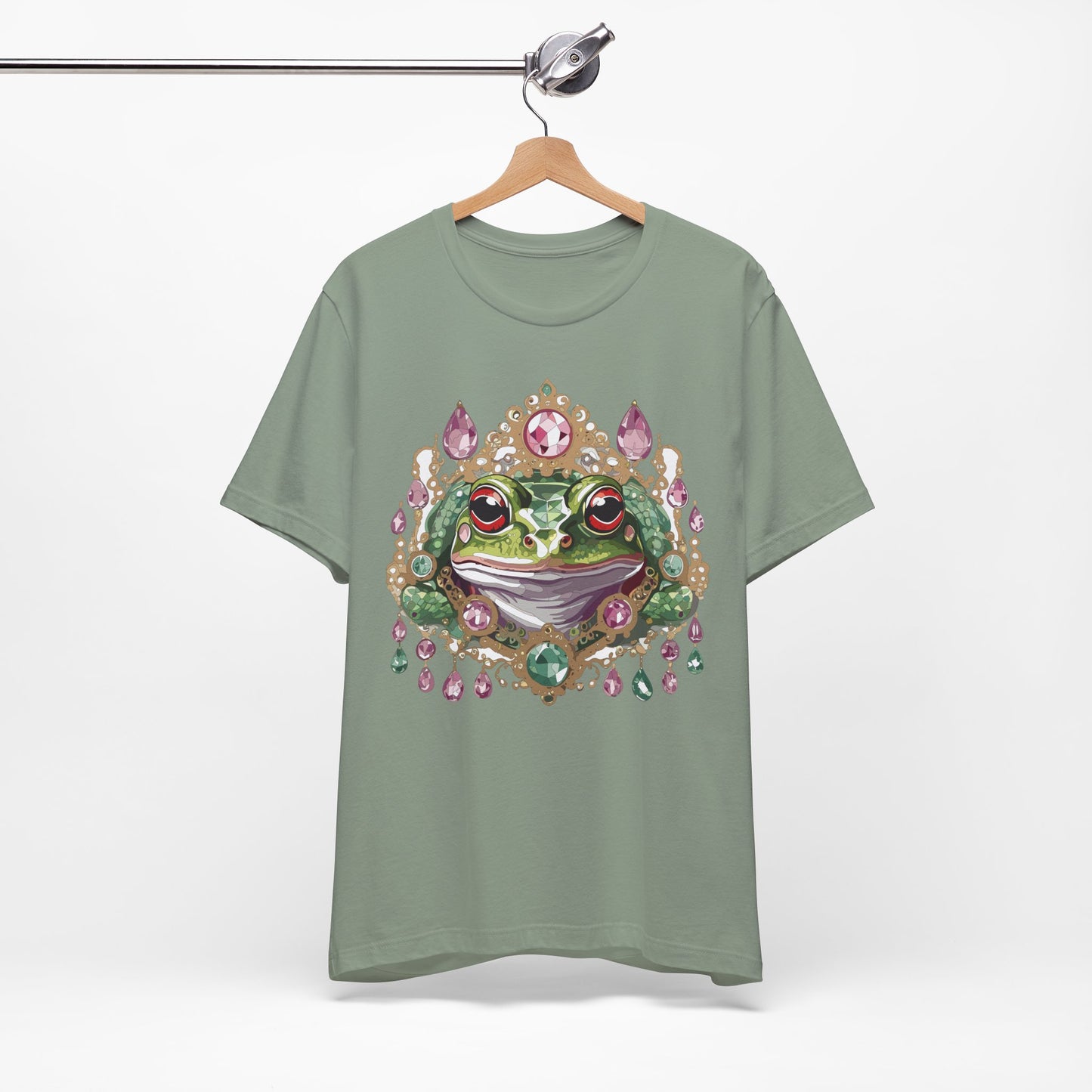 Animal Shirt, Shirt with Animal, Tee Shirt with Gold Animal Medal, Shirt with Antique Animal Medallion