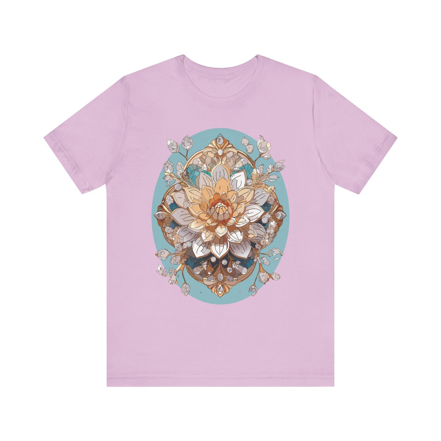 Floral Shirt, Flower Shirt, Tee Shirt with Antique Flower