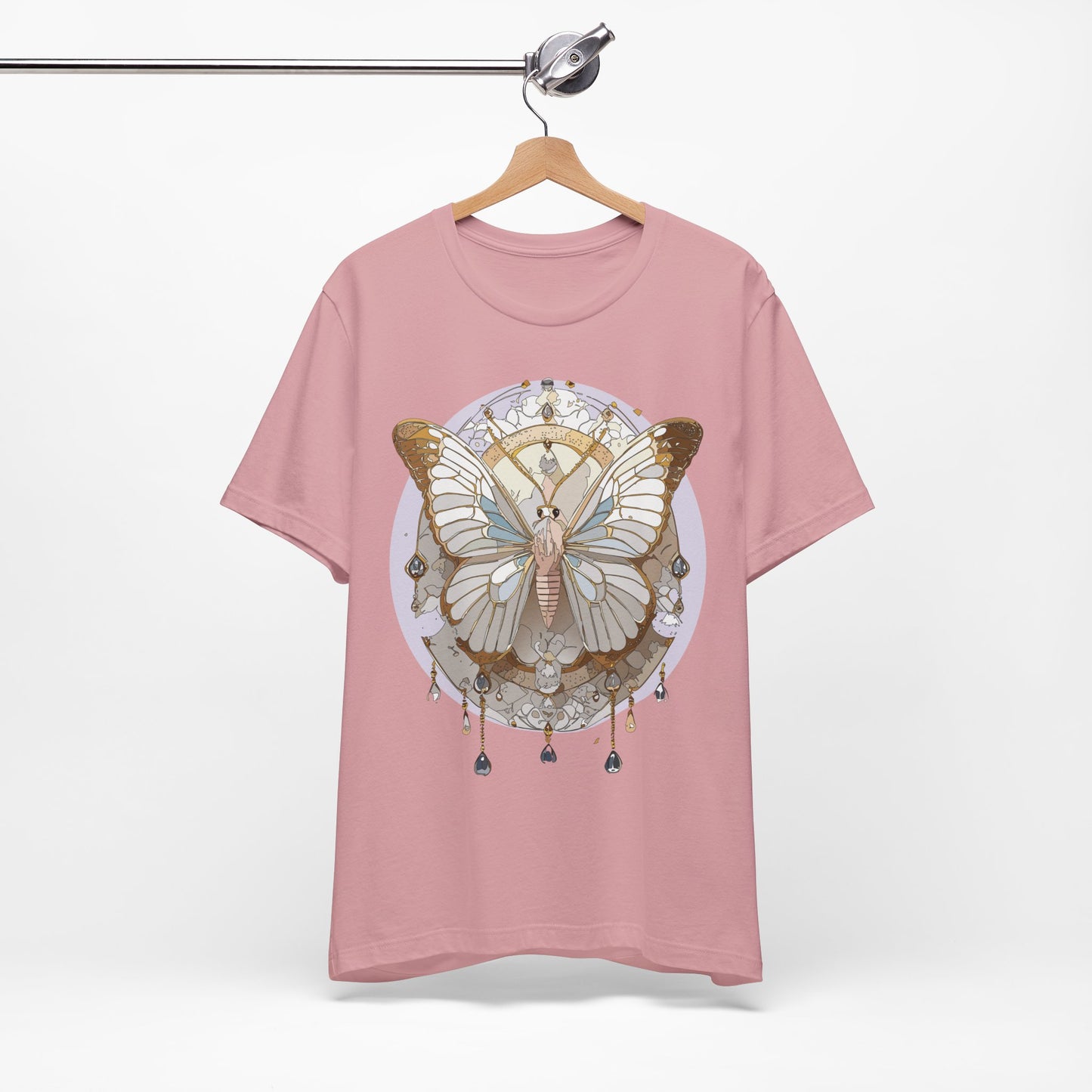 Butterfly Shirt, Shirt with Butterfly, Tee Shirt with Antique Butterfly