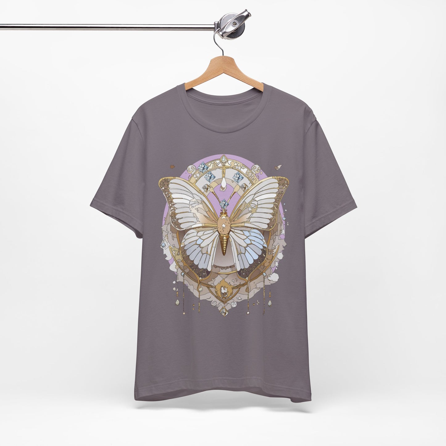 Butterfly Shirt, Shirt with Butterfly, Tee Shirt with Antique Butterfly