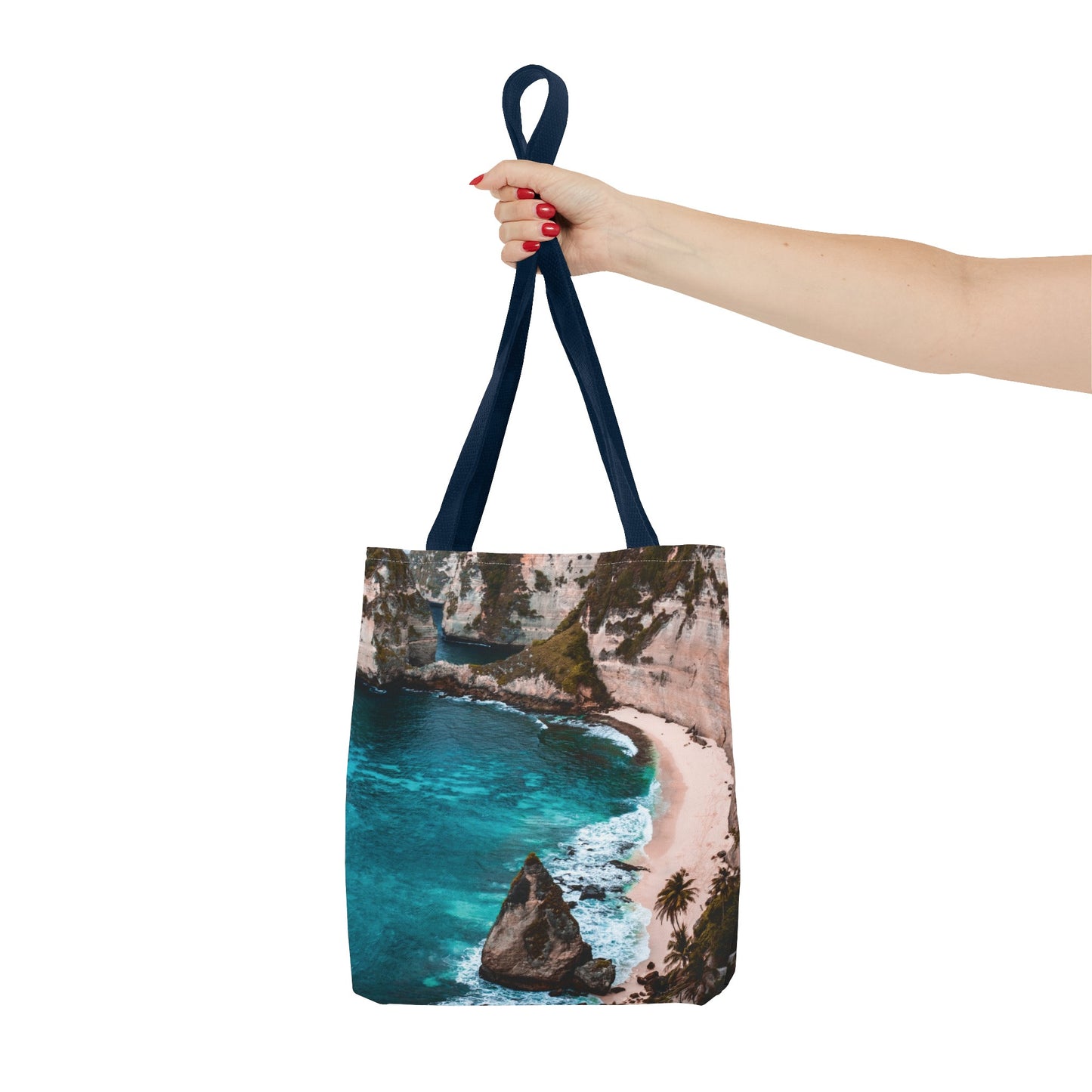 Canvas Bag with Beach Prints