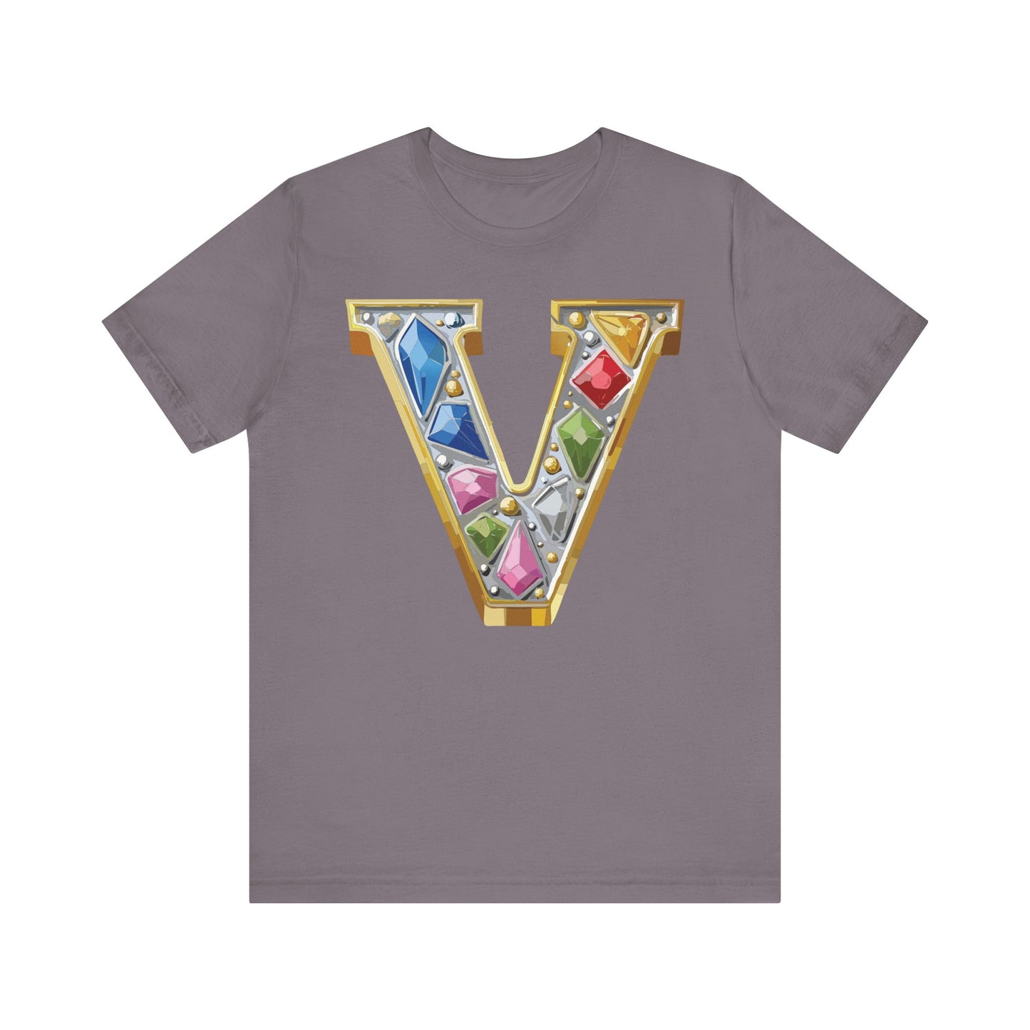 Letter Shirt, Shirt with Letters, Tee Shirt with Gold Letter, Shirt with Antique Letters