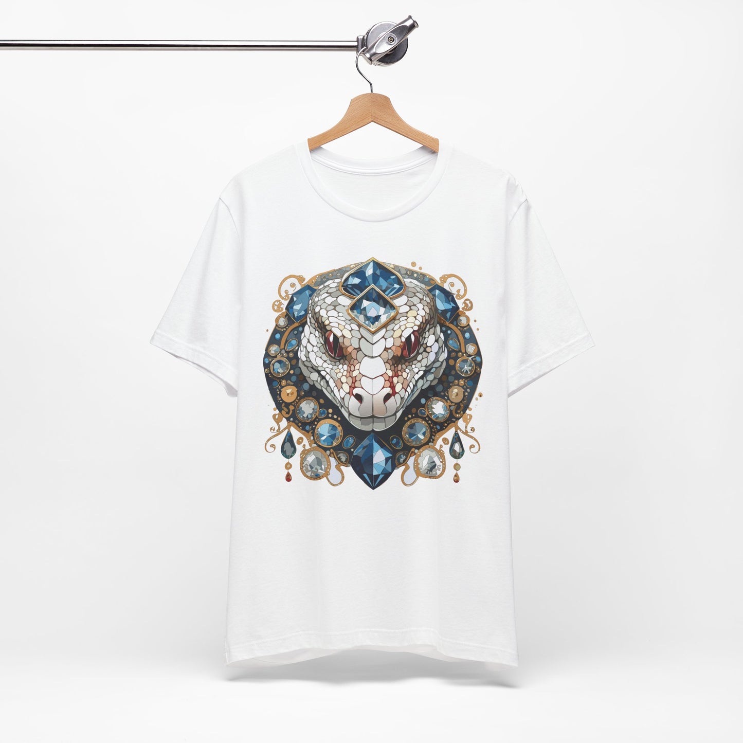 Animal Shirt, Shirt with Animal, Tee Shirt with Gold Animal Medal, Shirt with Antique Animal Medallion