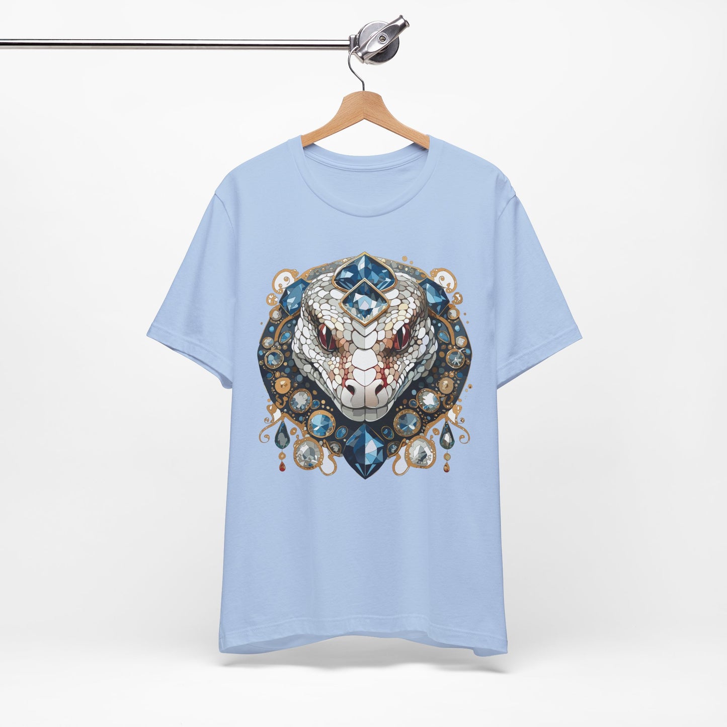 Animal Shirt, Shirt with Animal, Tee Shirt with Gold Animal Medal, Shirt with Antique Animal Medallion