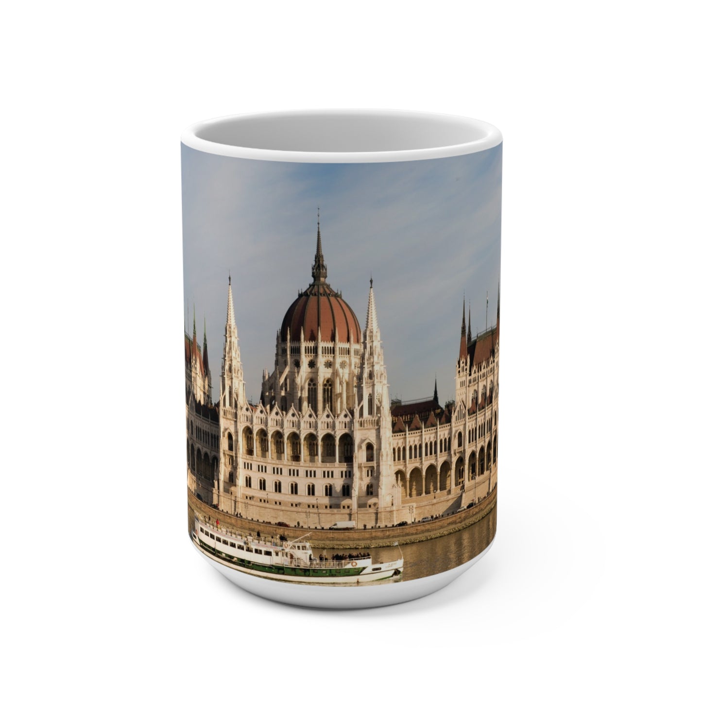 Coffee & Tea Mug with City prints, 15oz