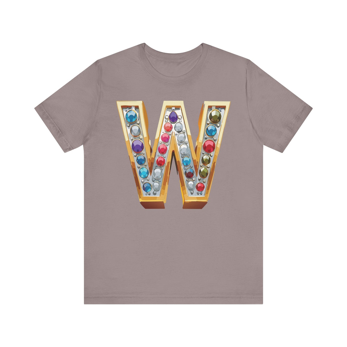 Letter Shirt, Shirt with Letters, Tee Shirt with Gold Letter, Shirt with Antique Letters