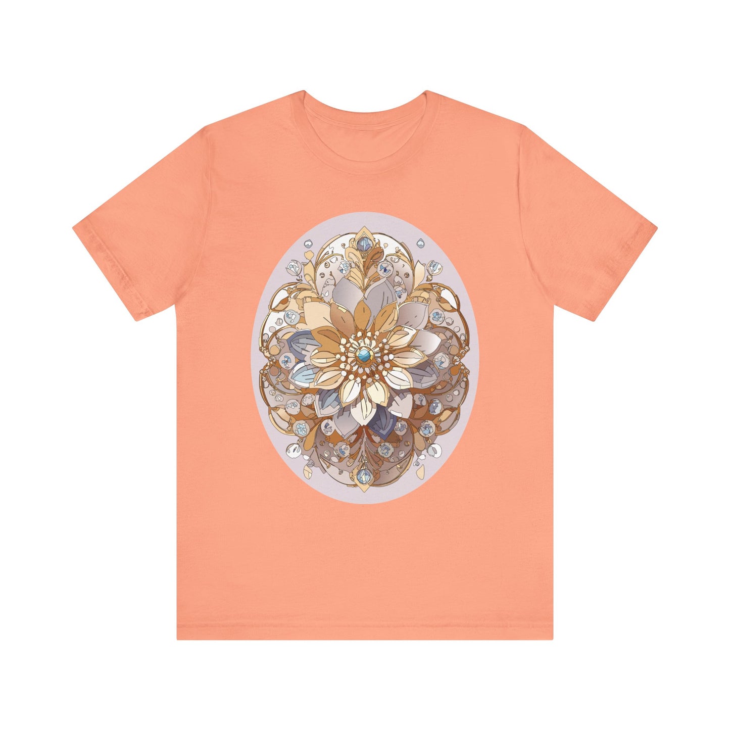 Floral Shirt, Flower Shirt, Tee Shirt with Antique Flower
