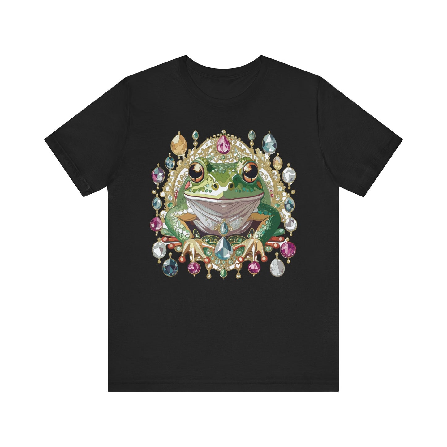 Animal Shirt, Shirt with Animal, Tee Shirt with Gold Animal Medal, Shirt with Antique Animal Medallion