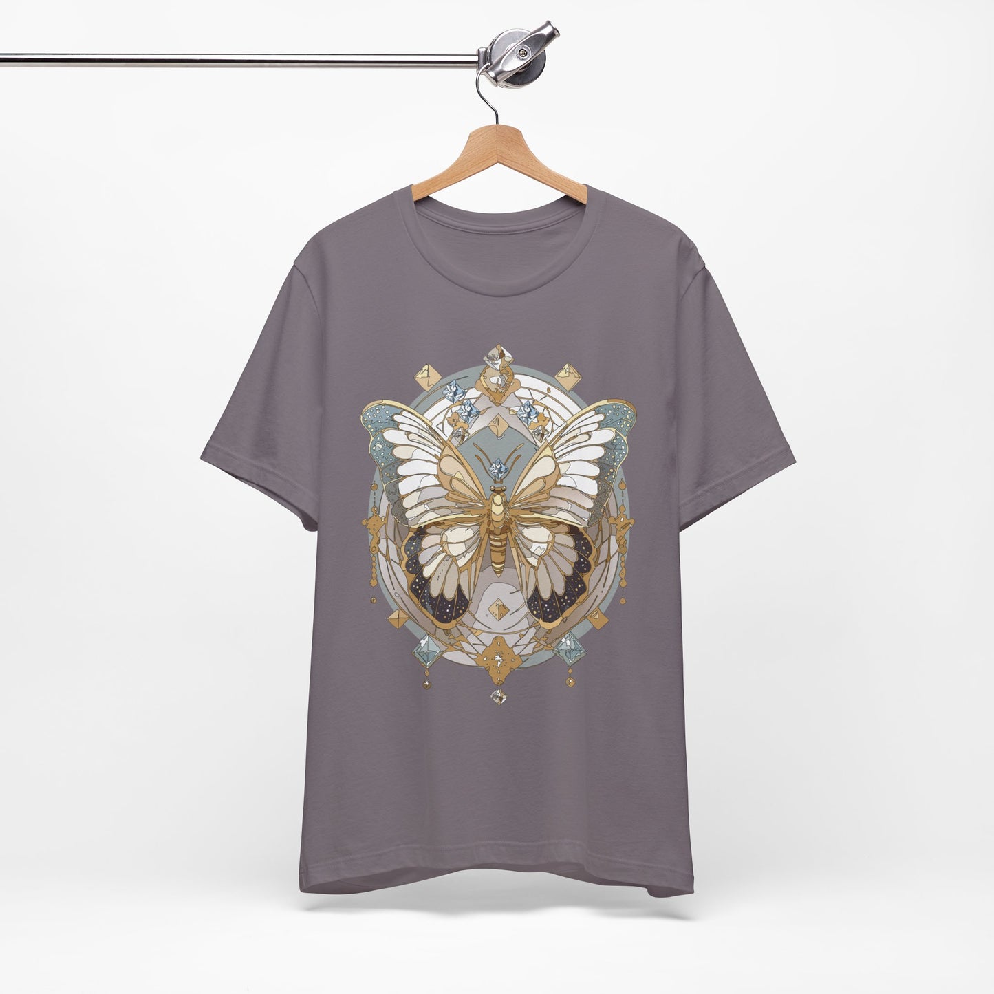 Butterfly Shirt, Shirt with Butterfly, Tee Shirt with Antique Butterfly