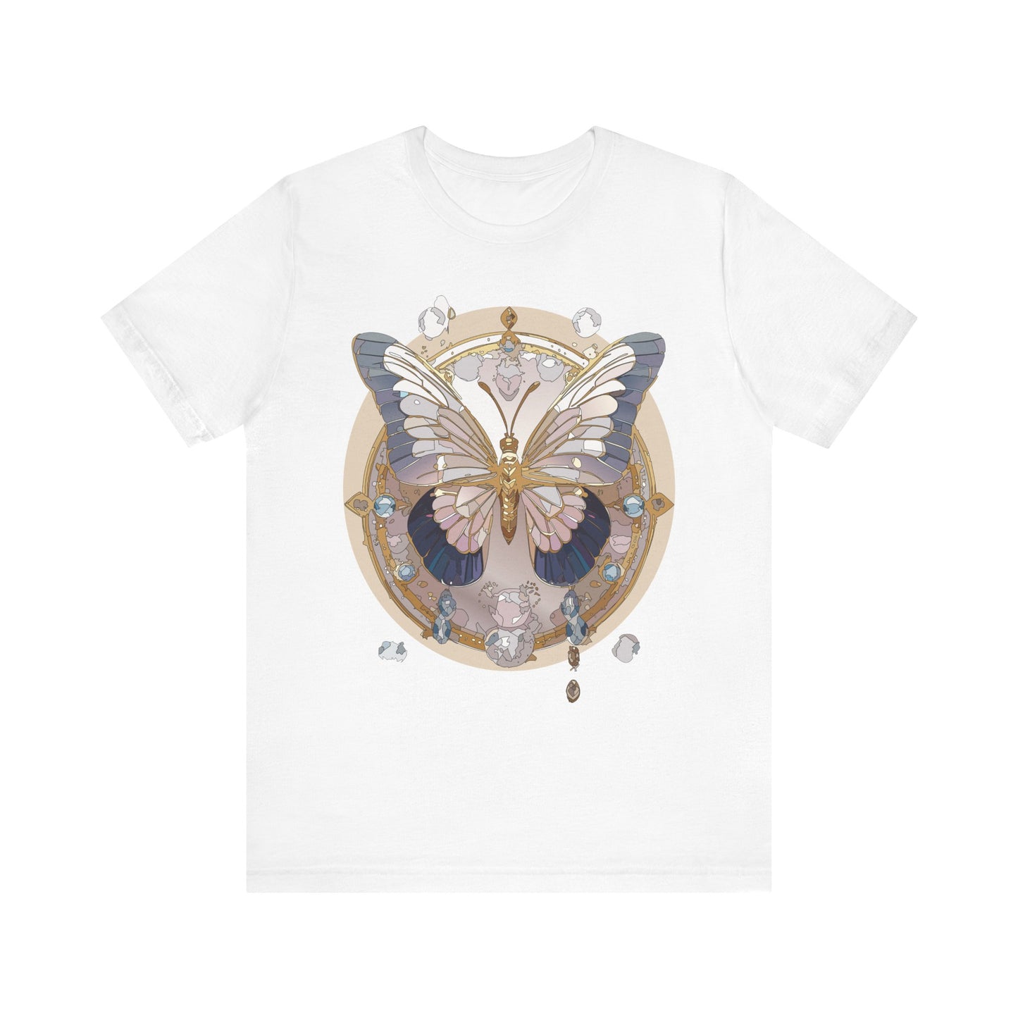 Butterfly Shirt, Shirt with Butterfly, Tee Shirt with Antique Butterfly