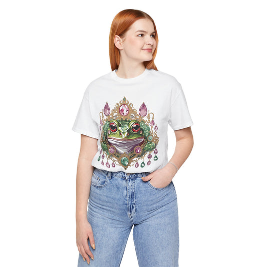 Animal Shirt, Shirt with Animal, Tee Shirt with Gold Animal Medal, Shirt with Antique Animal Medallion