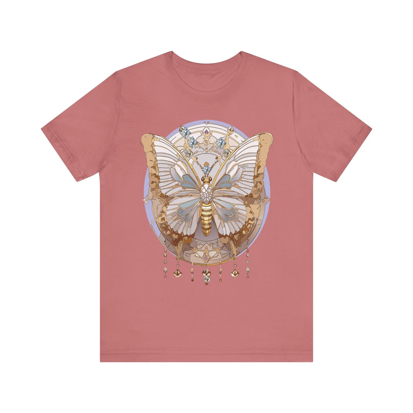 Butterfly Shirt, Shirt with Butterfly, Tee Shirt with Antique Butterfly
