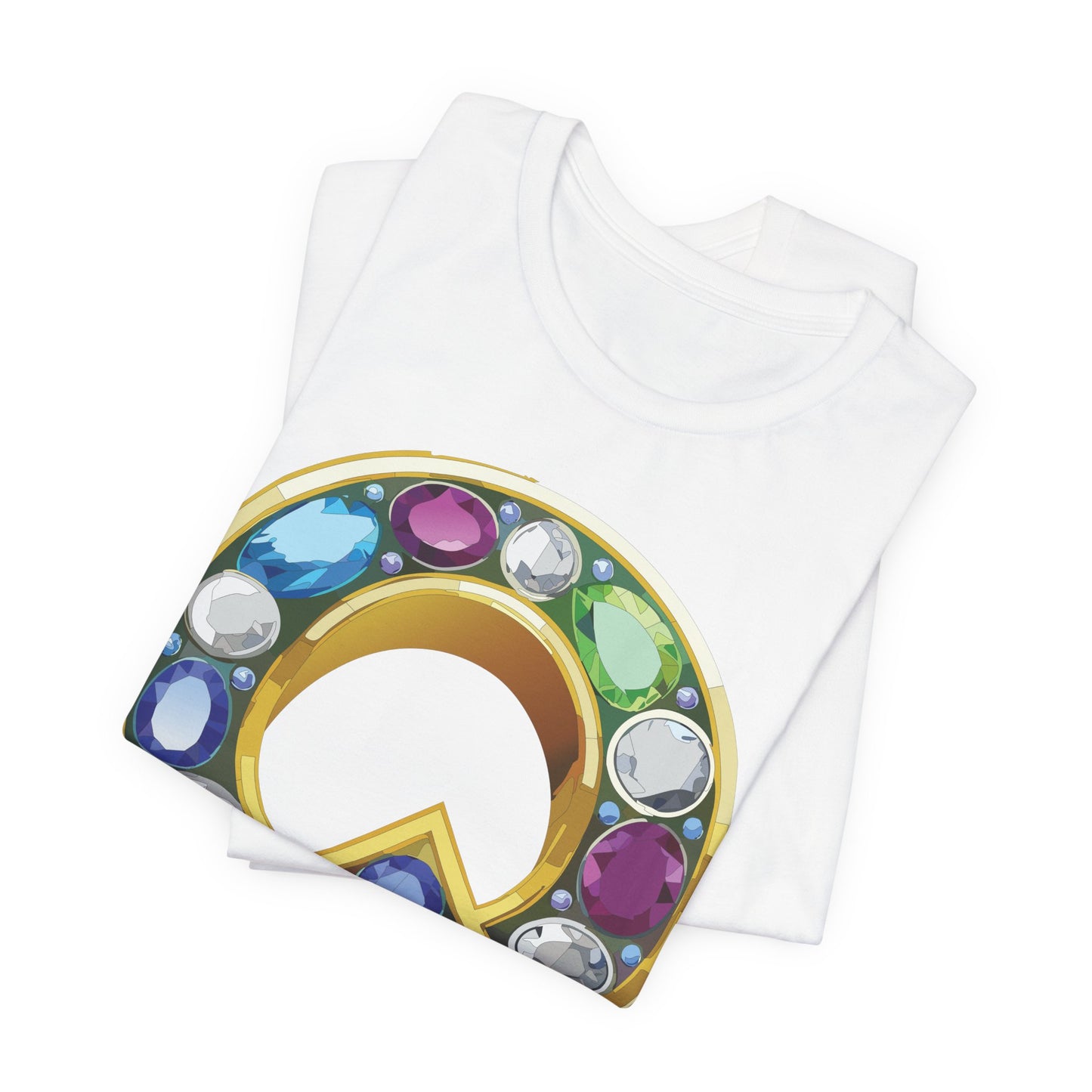 Letter Shirt, Shirt with Letters, Tee Shirt with Gold Letter, Shirt with Antique Letters