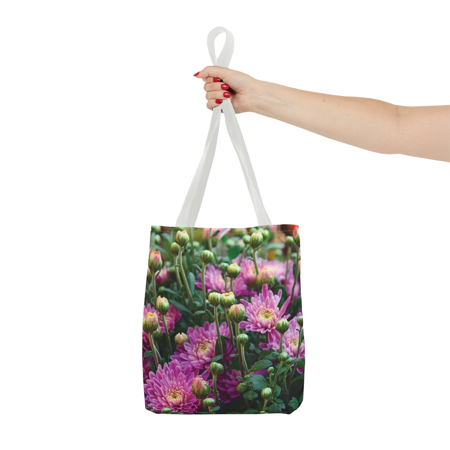 Canvas Bag with Floral Prints