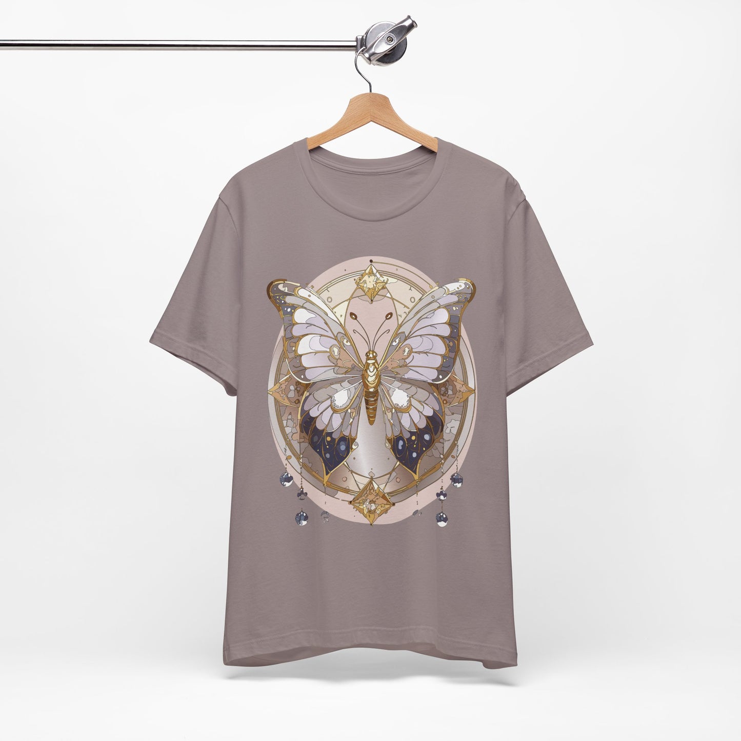 Butterfly Shirt, Shirt with Butterfly, Tee Shirt with Antique Butterfly