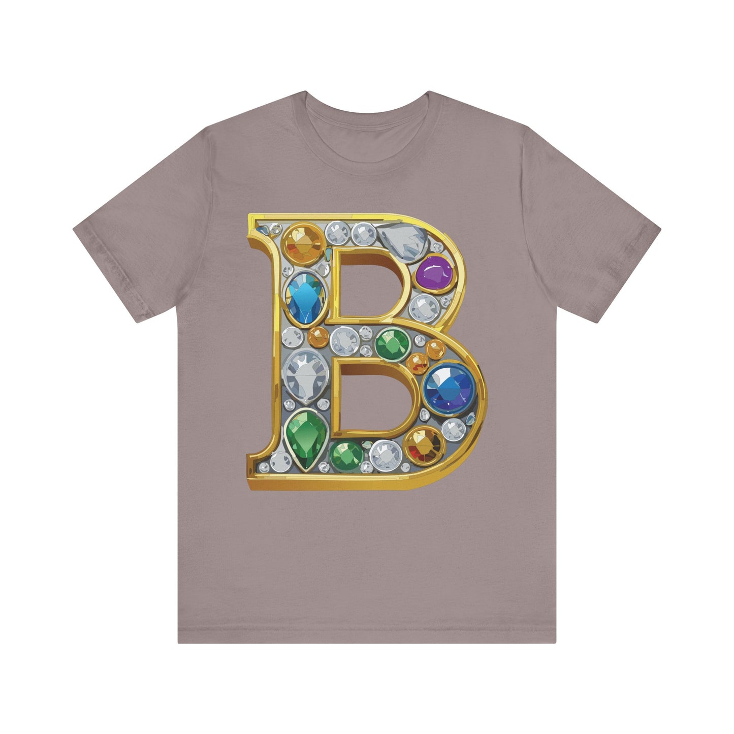 Letter Shirt, Shirt with Letters, Tee Shirt with Gold Letter, Shirt with Antique Letters