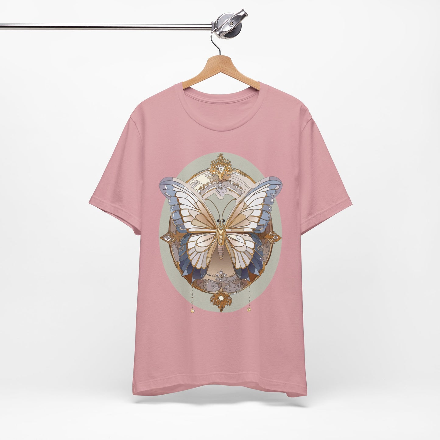 Butterfly Shirt, Shirt with Butterfly, Tee Shirt with Antique Butterfly
