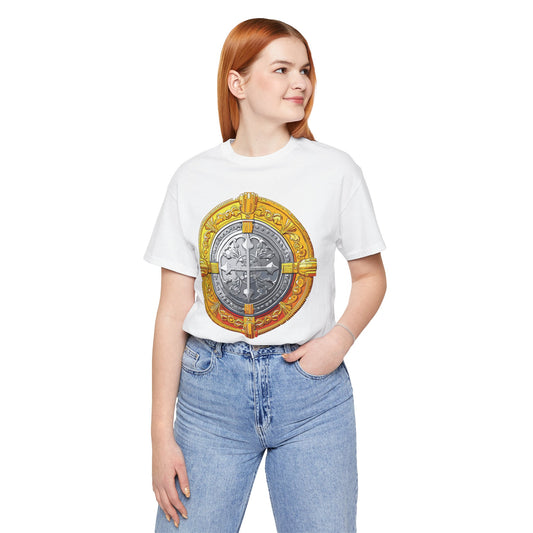 Coin Shirt, Shirt with Coin, Tee Shirt with Gold Coin, Shirt with Antique Coin