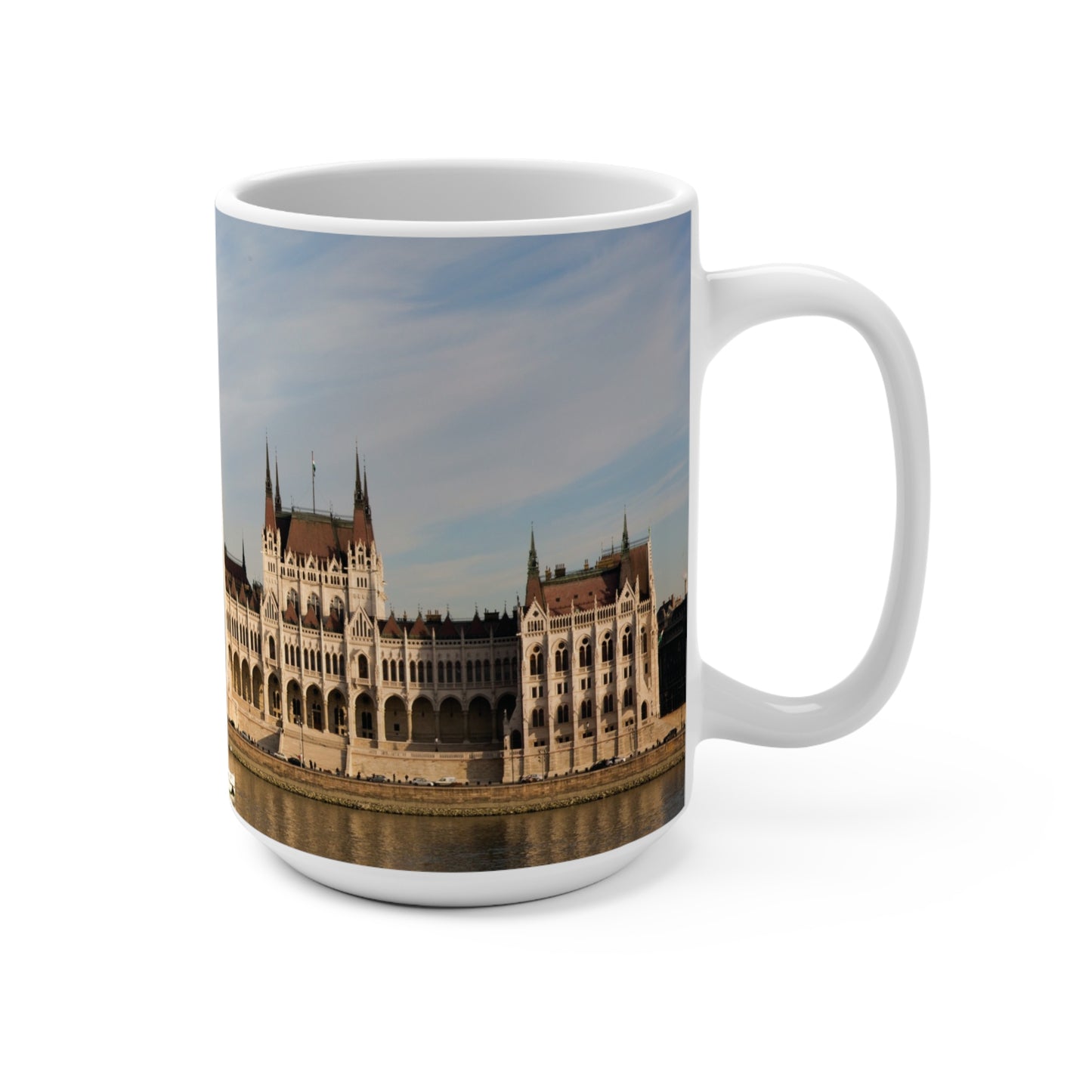 Coffee & Tea Mug with City prints, 15oz