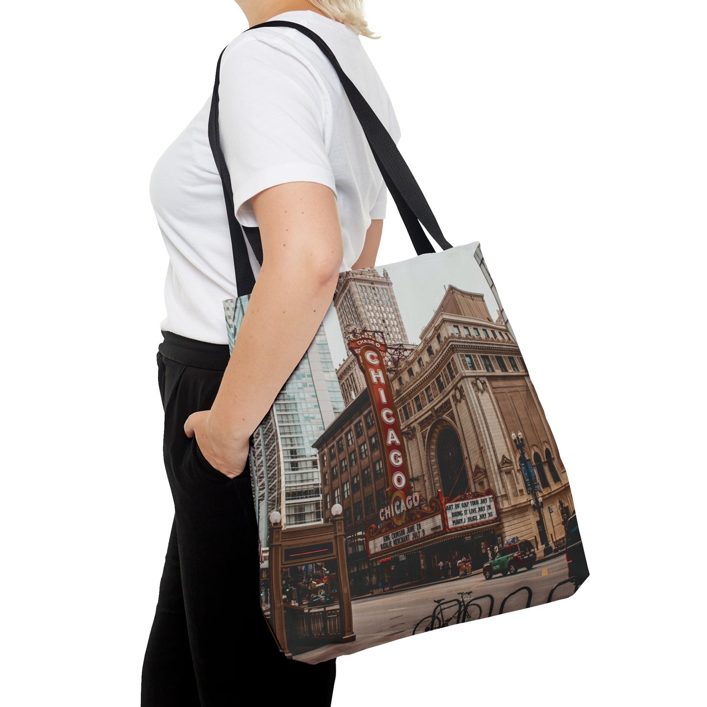 Canvas Bag with City Prints