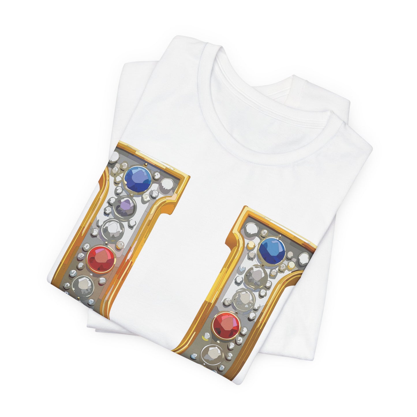 Letter Shirt, Shirt with Letters, Tee Shirt with Gold Letter, Shirt with Antique Letters
