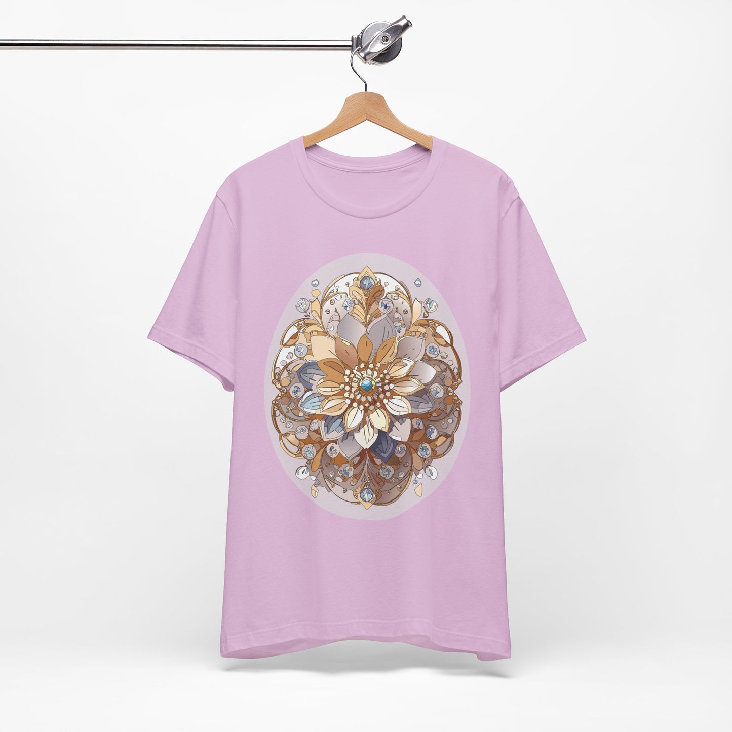 Floral Shirt, Flower Shirt, Tee Shirt with Antique Flower
