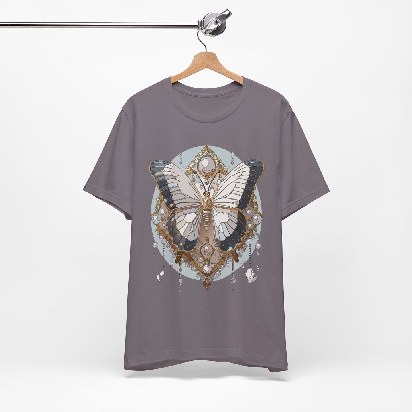 Butterfly Shirt, Shirt with Butterfly, Tee Shirt with Antique Butterfly