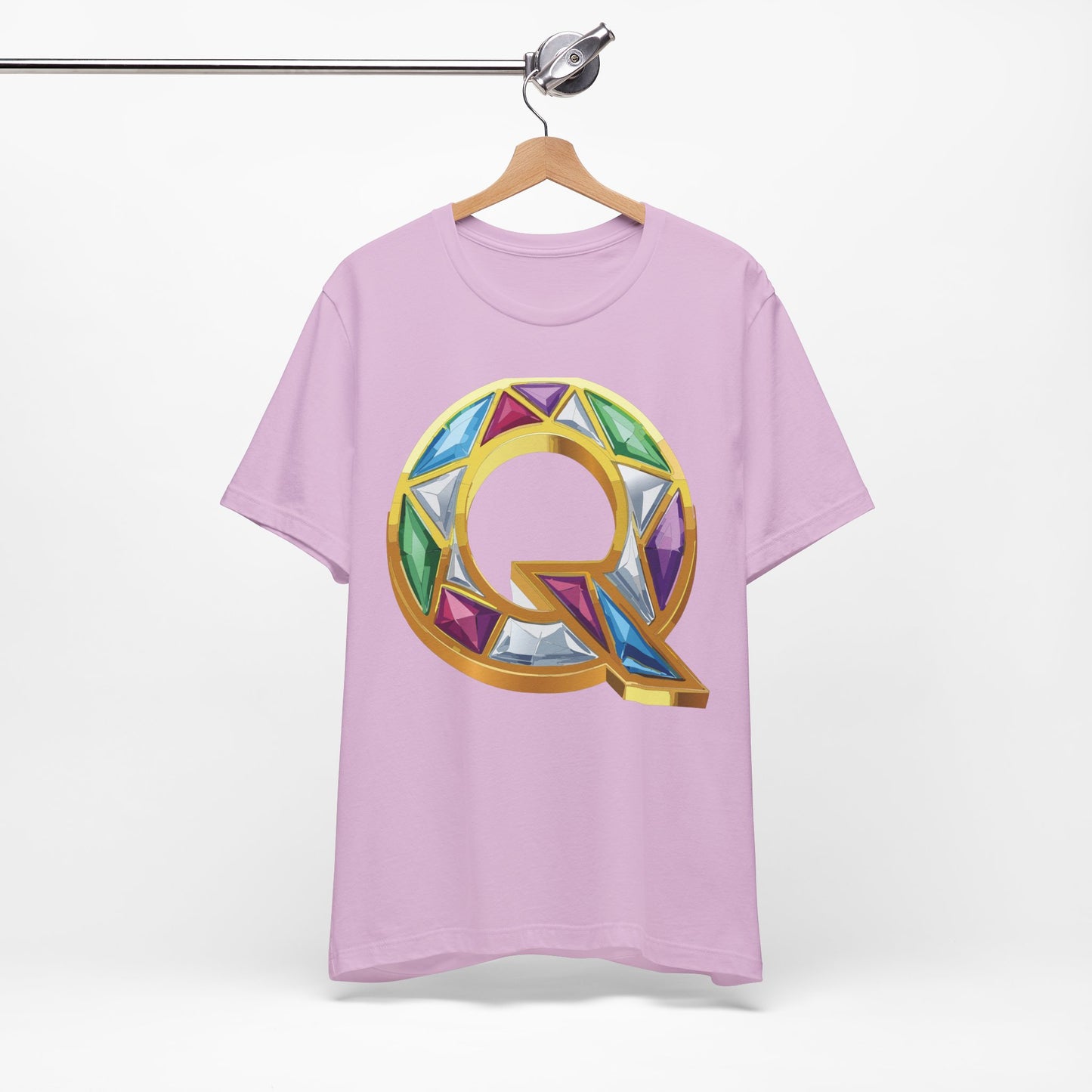 Letter Shirt, Shirt with Letters, Tee Shirt with Gold Letter, Shirt with Antique Letters