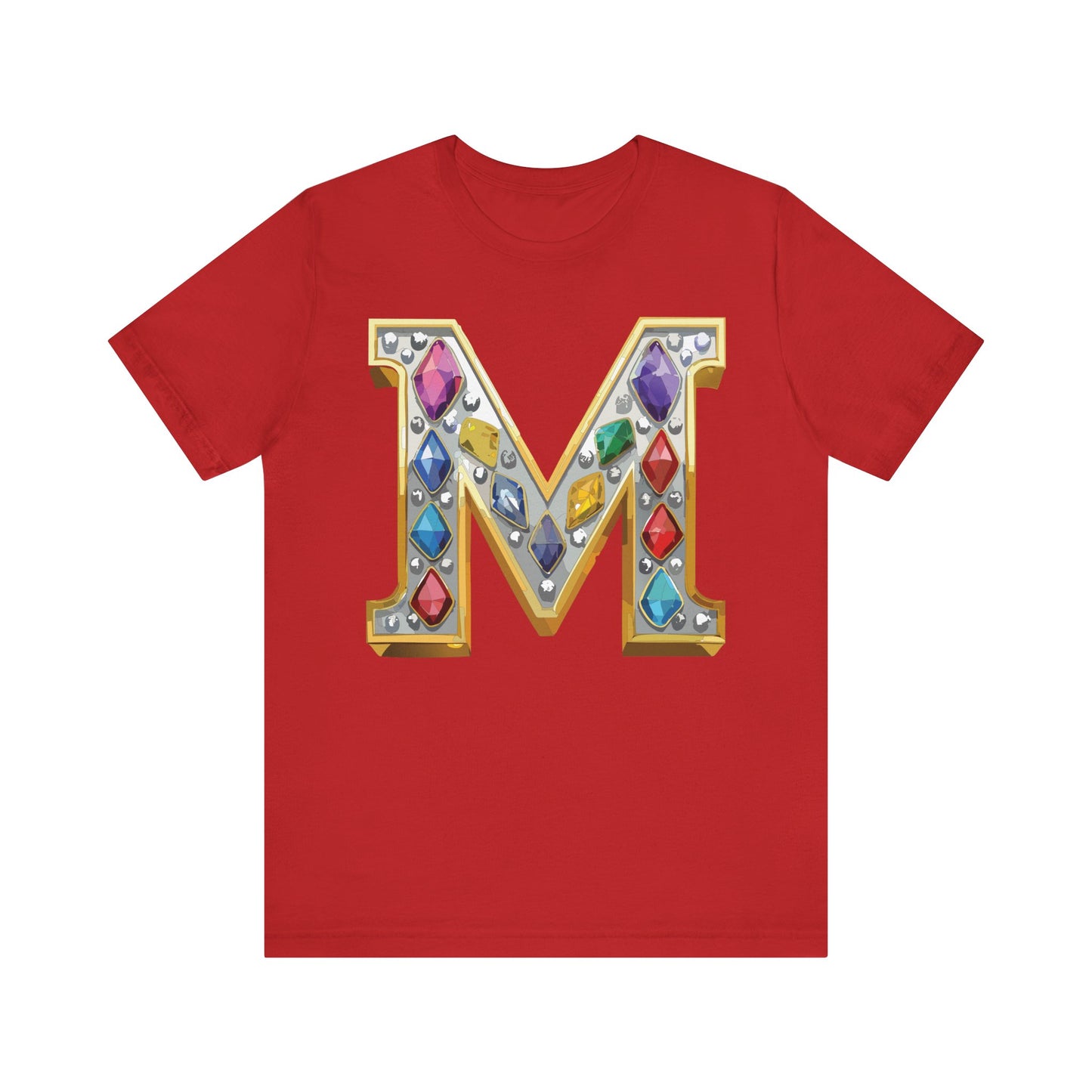 Letter Shirt, Shirt with Letters, Tee Shirt with Gold Letter, Shirt with Antique Letters