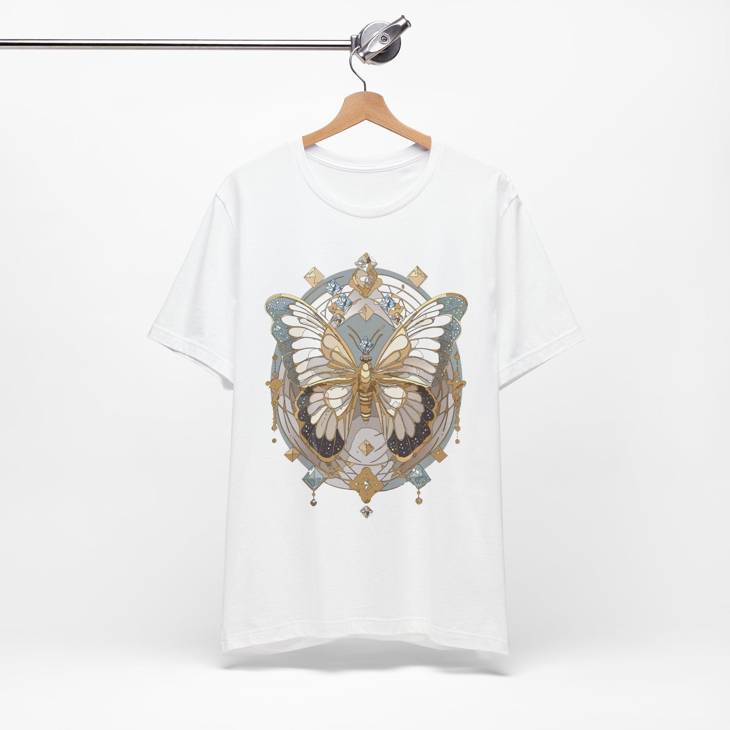 Butterfly Shirt, Shirt with Butterfly, Tee Shirt with Antique Butterfly