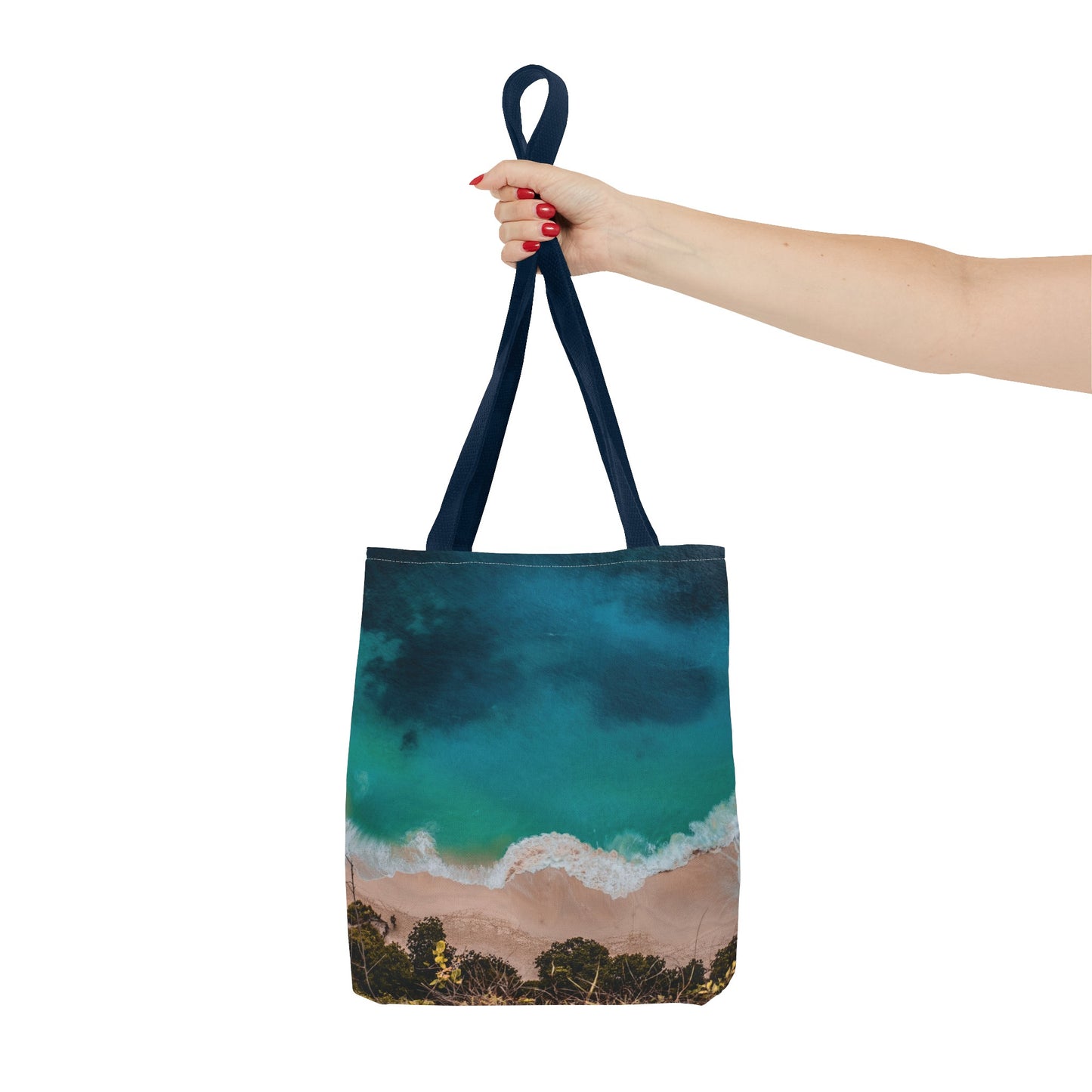 Canvas Bag with Beach Prints