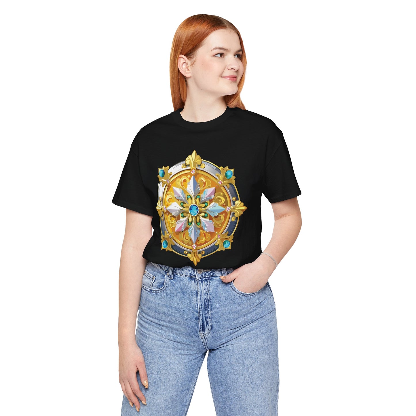 Medallion Shirt, Shirt with Medallion, Tee Shirt with Medal