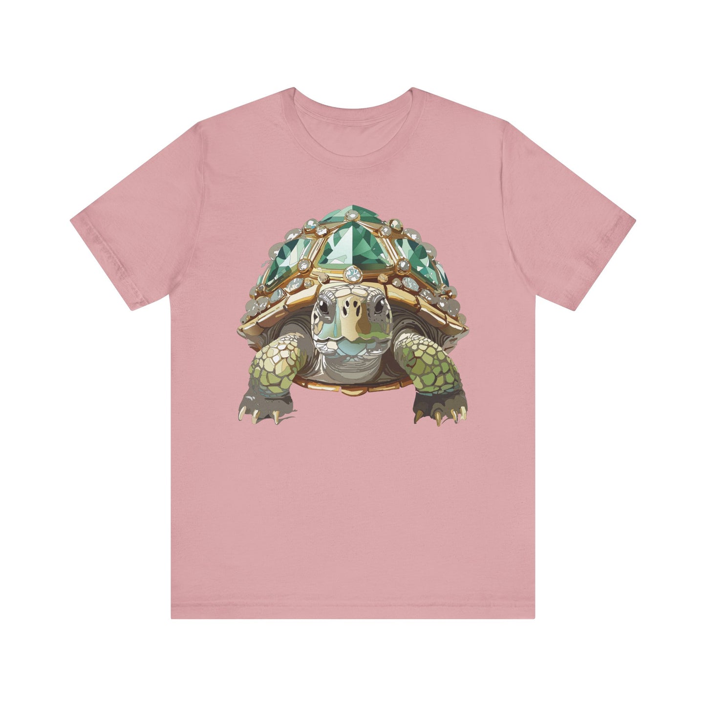 Animal Shirt, Shirt with Animal, Tee Shirt with Gold Animal Medal, Shirt with Antique Animal Medallion