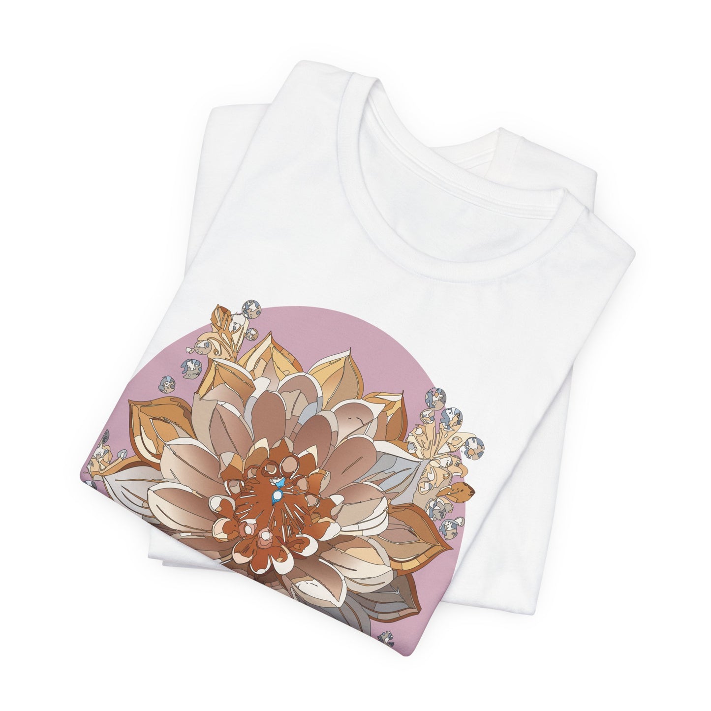 Floral Shirt, Flower Shirt, Tee Shirt with Antique Flower