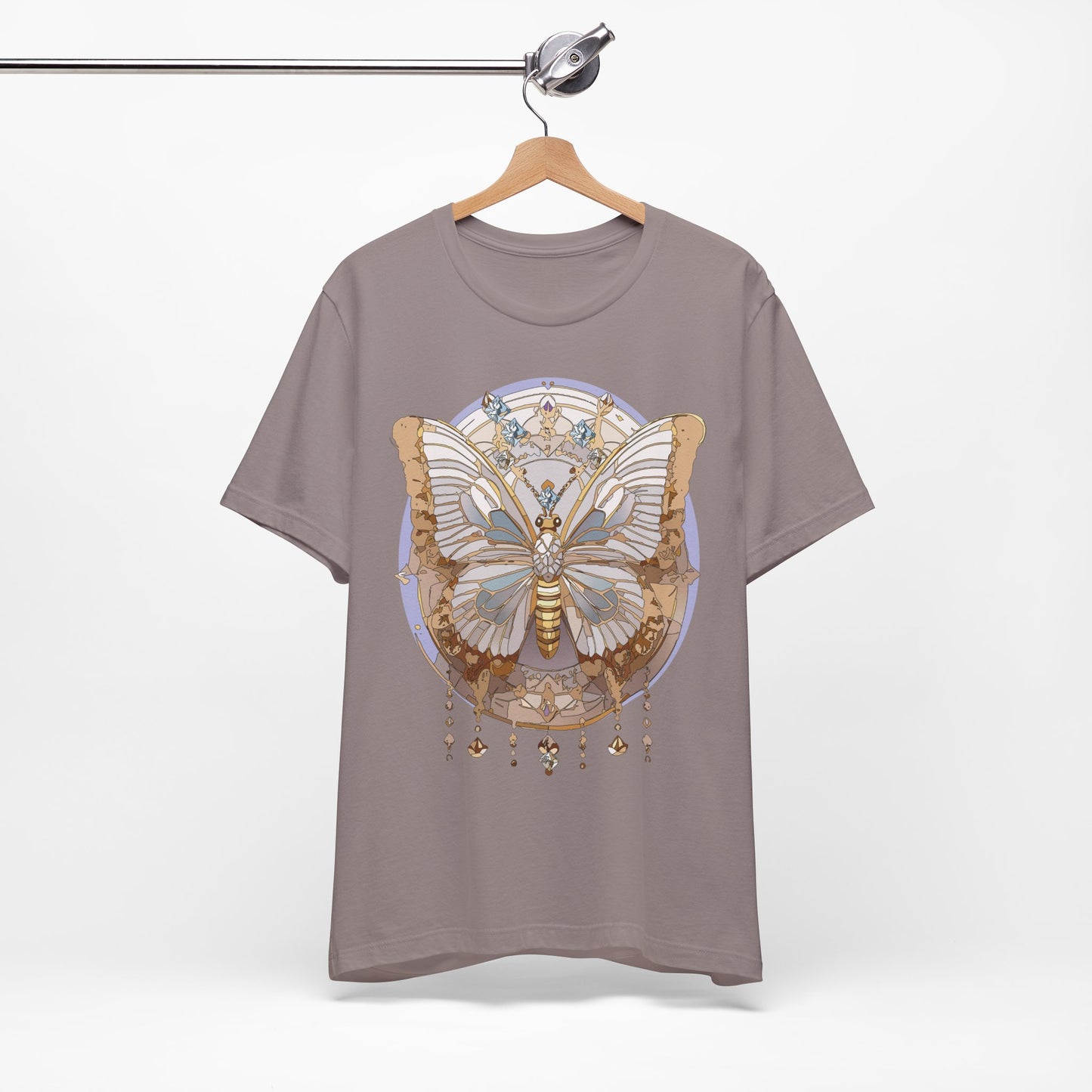 Butterfly Shirt, Shirt with Butterfly, Tee Shirt with Antique Butterfly
