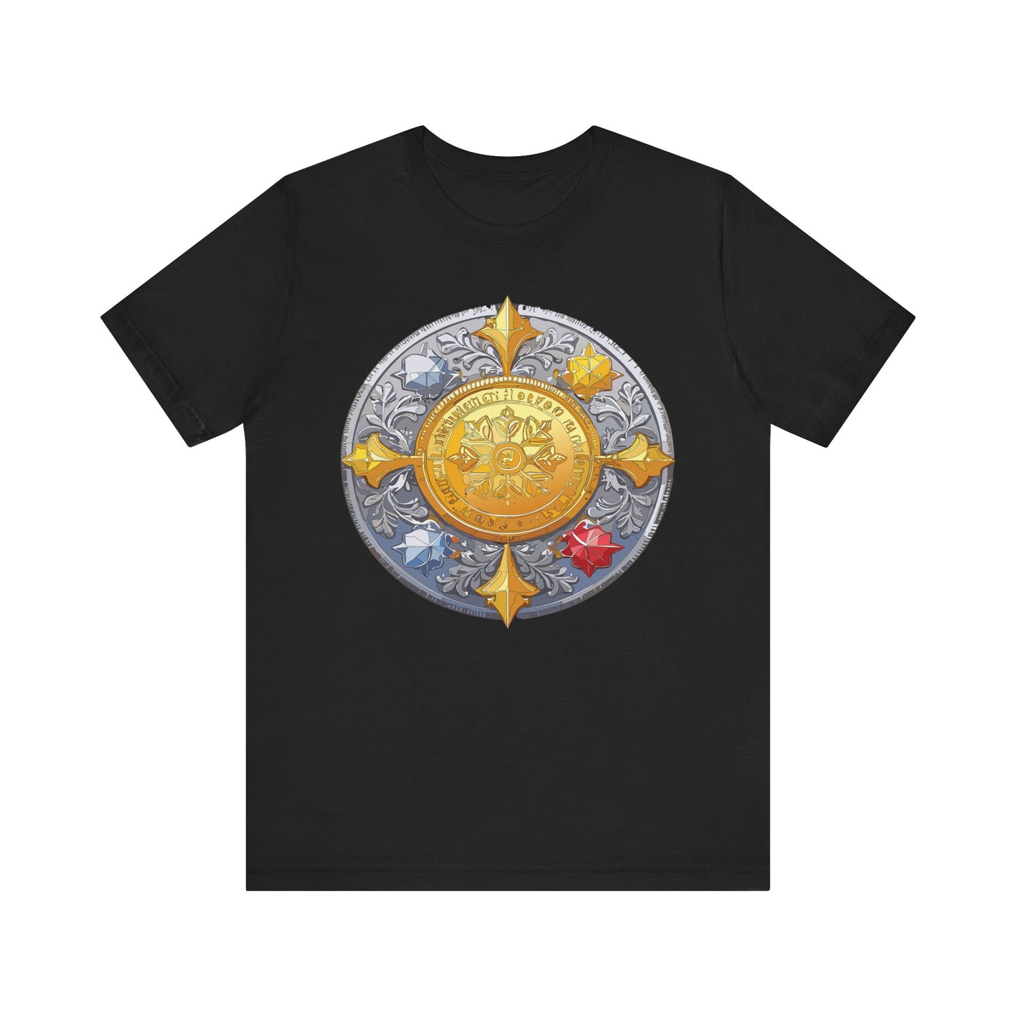 Coin Shirt, Shirt with Coin, Tee Shirt with Gold Coin, Shirt with Antique Coin