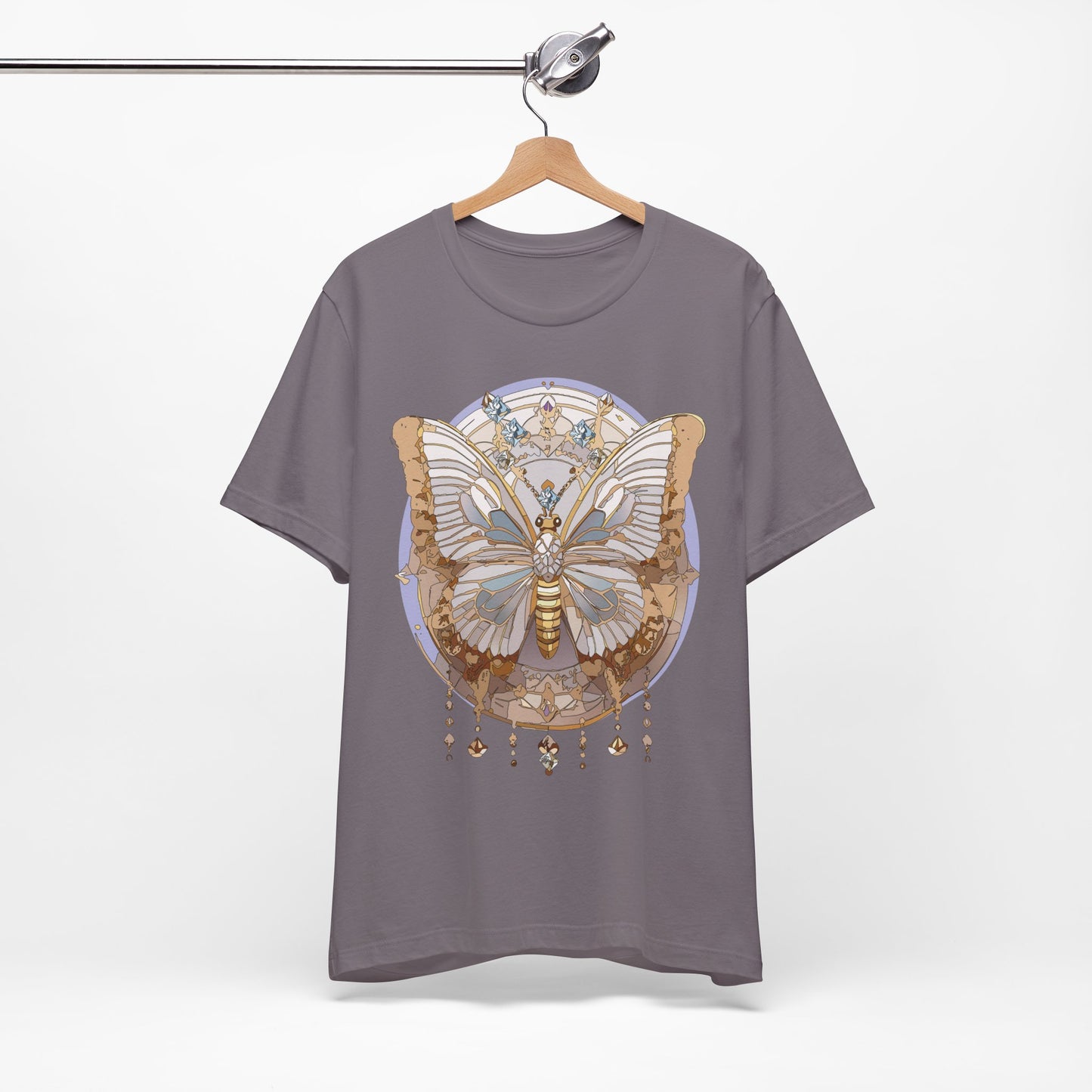 Butterfly Shirt, Shirt with Butterfly, Tee Shirt with Antique Butterfly