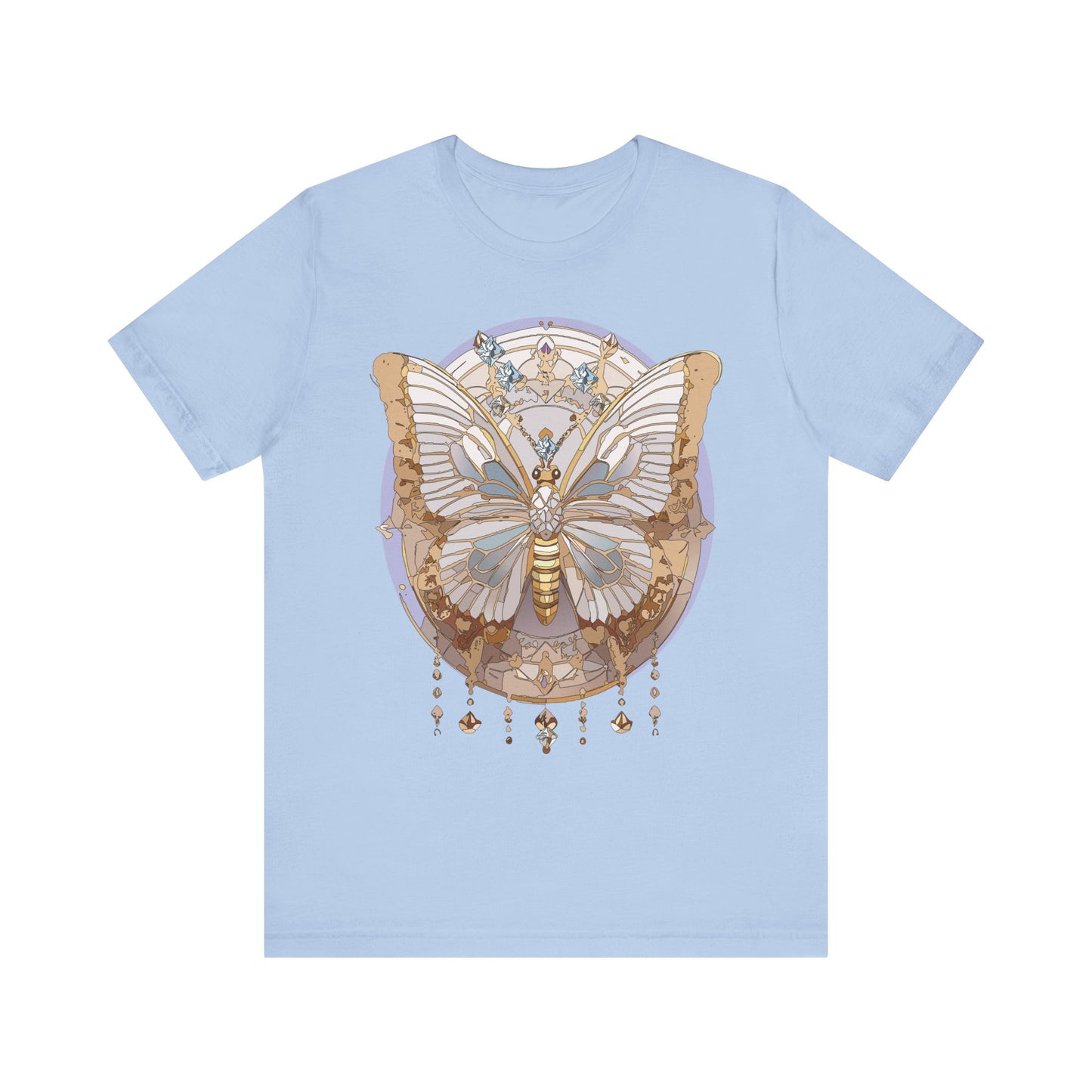 Butterfly Shirt, Shirt with Butterfly, Tee Shirt with Antique Butterfly