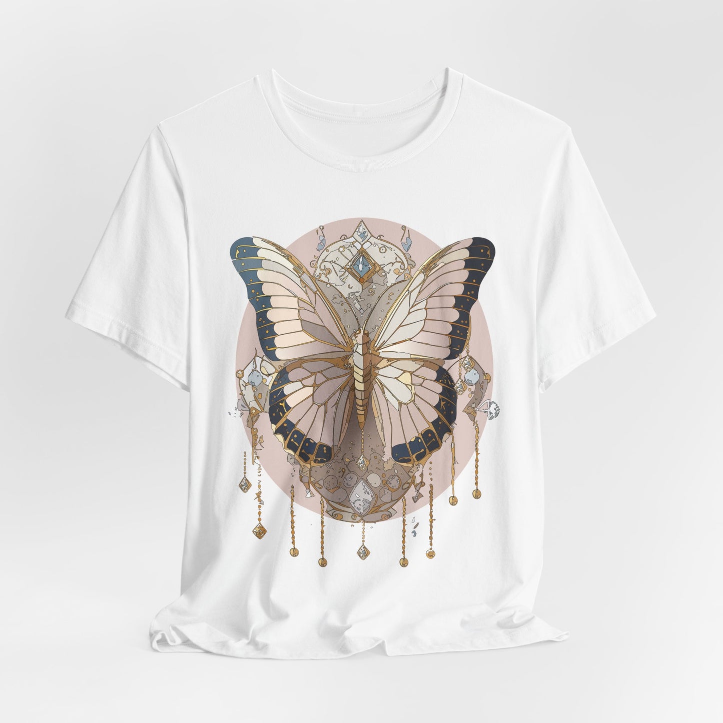 Butterfly Shirt, Shirt with Butterfly, Tee Shirt with Antique Butterfly