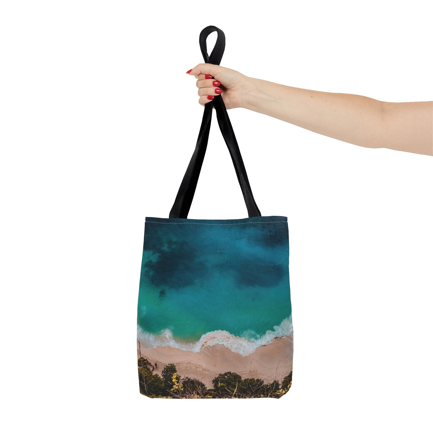 Canvas Bag with Beach Prints