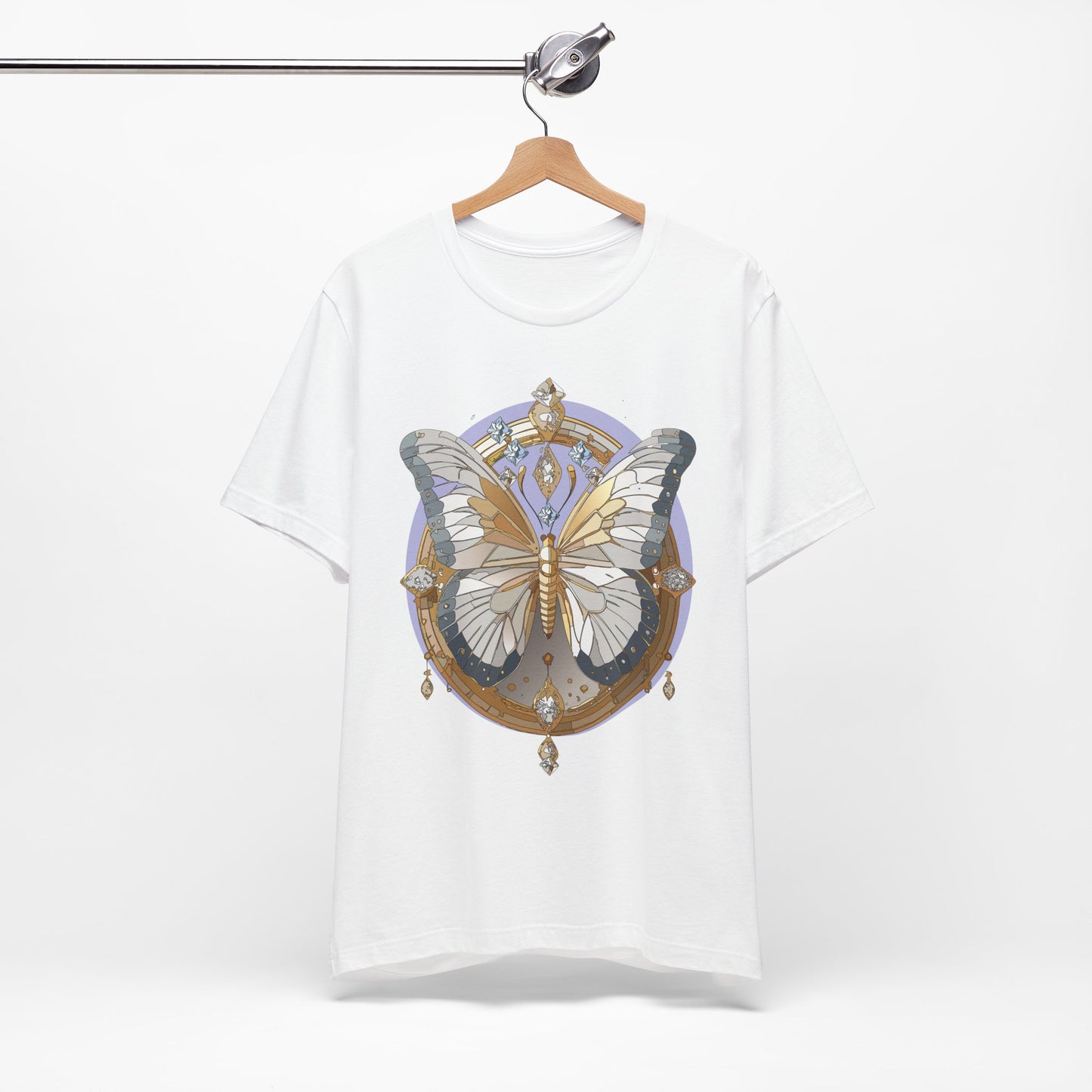 Butterfly Shirt, Shirt with Butterfly, Tee Shirt with Antique Butterfly