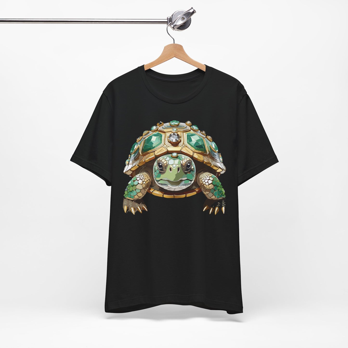 Animal Shirt, Shirt with Animal, Tee Shirt with Gold Animal Medal, Shirt with Antique Animal Medallion