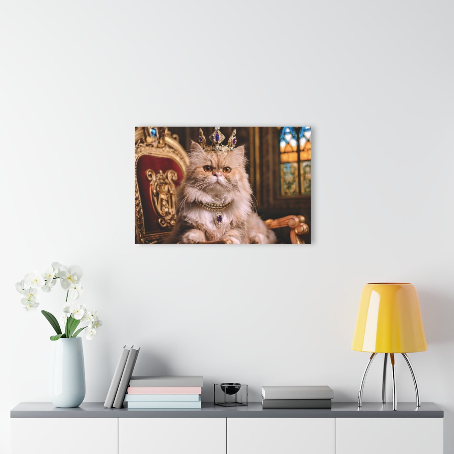 Crown Cat Wall Decor, Wall Art Decor with Animals 2