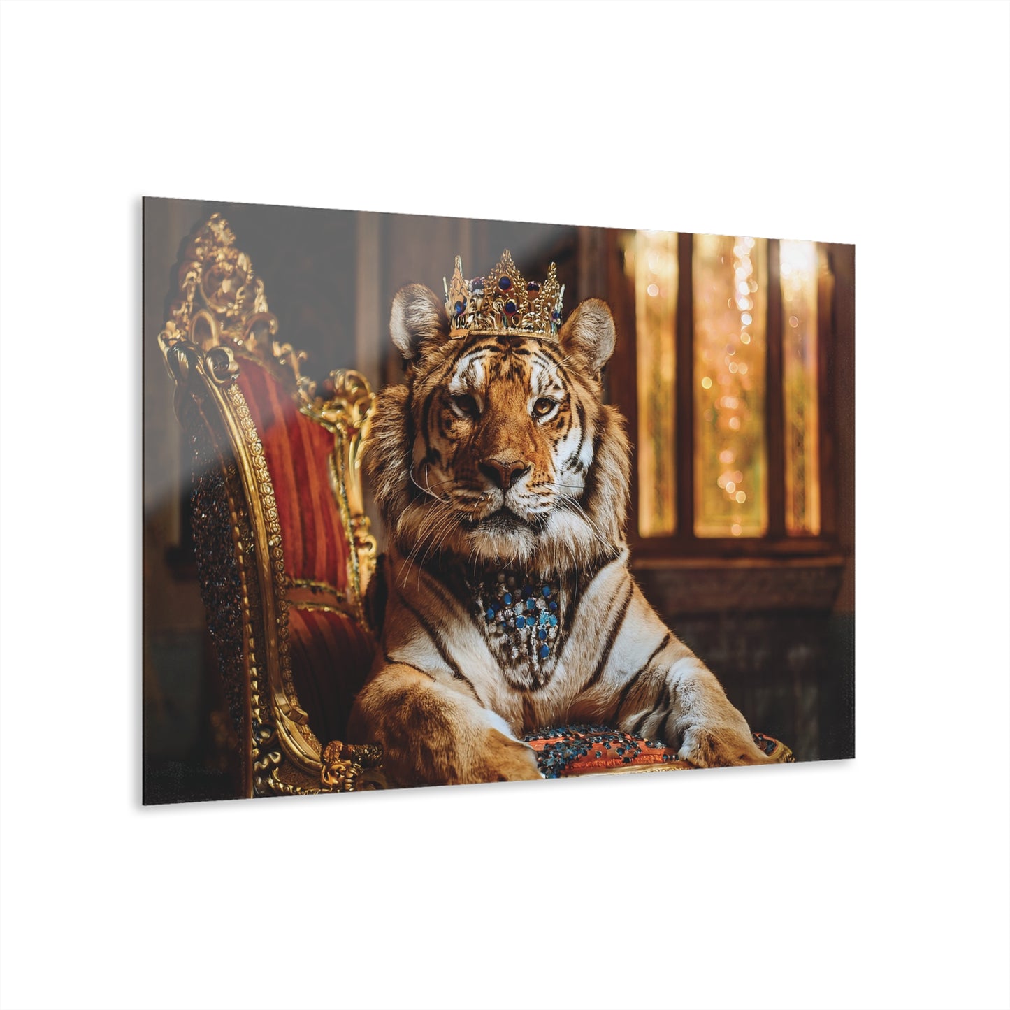 Crown Tiger Wall Decor, Wall Art Decor with Animals 2