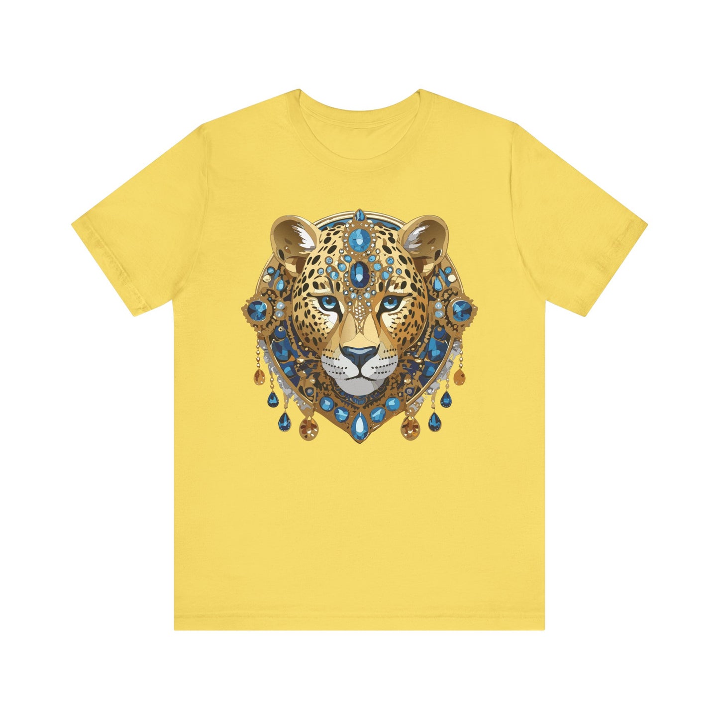 Animal Shirt, Shirt with Animal, Tee Shirt with Gold Animal Medal, Shirt with Antique Animal Medallion