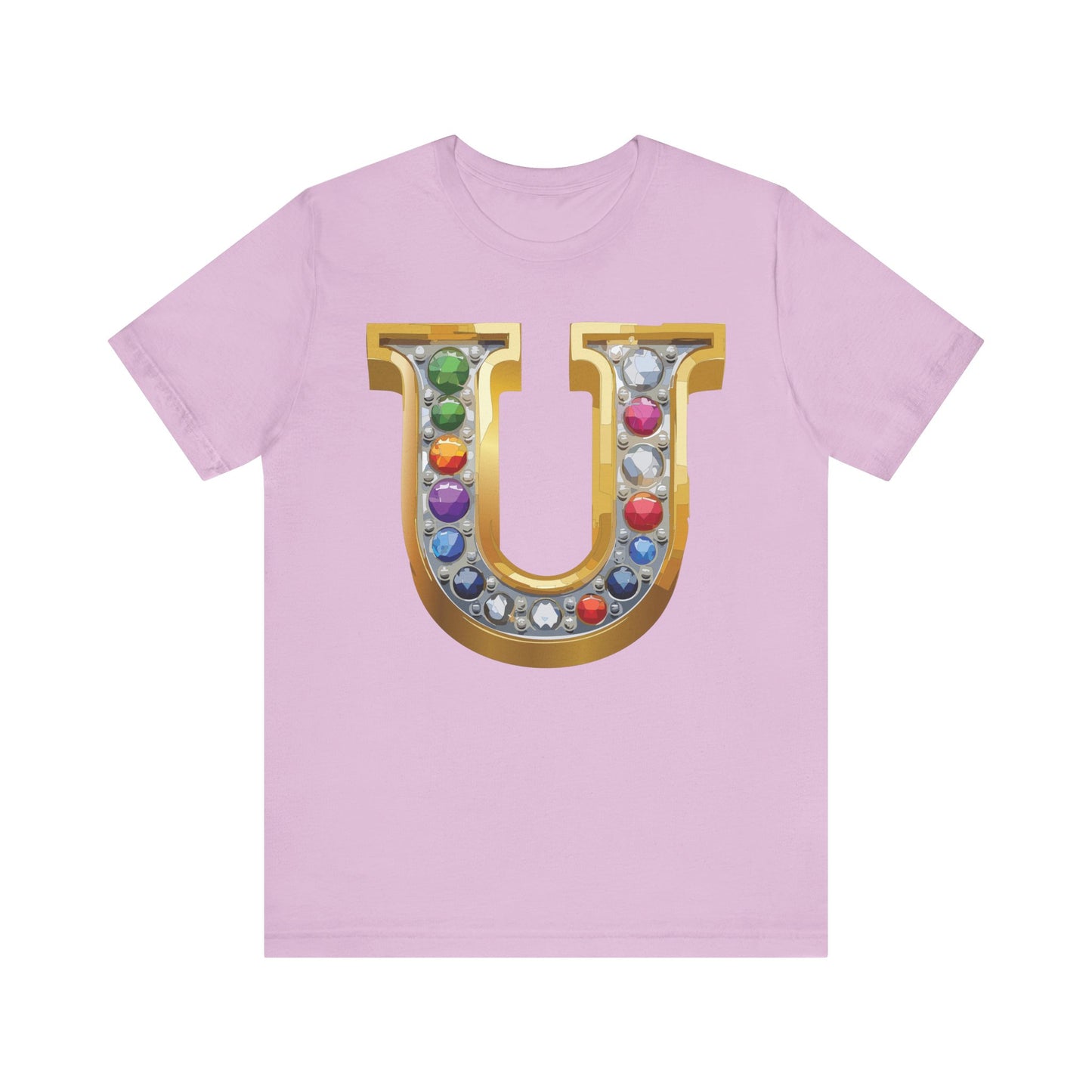 Letter Shirt, Shirt with Letters, Tee Shirt with Gold Letter, Shirt with Antique Letters