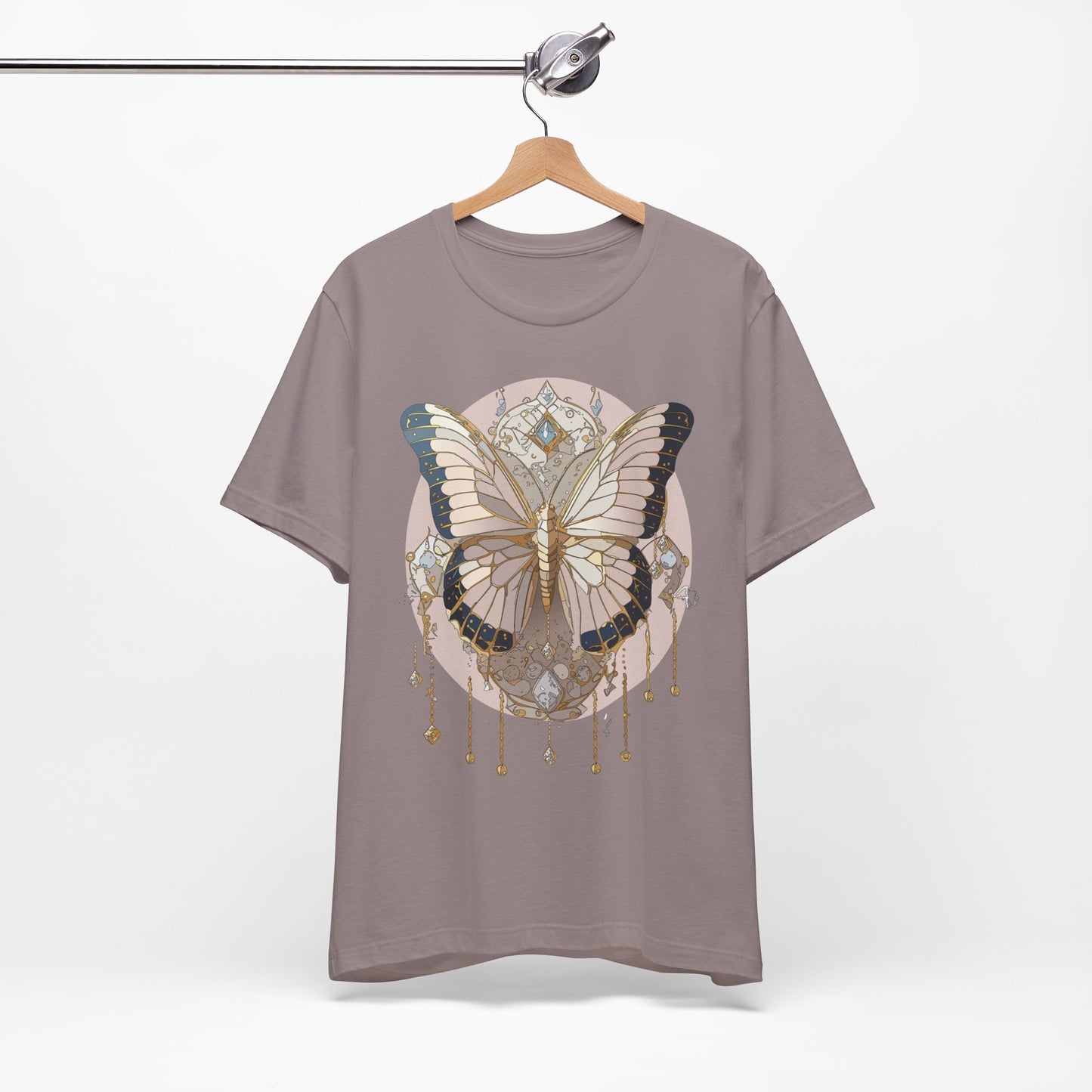 Butterfly Shirt, Shirt with Butterfly, Tee Shirt with Antique Butterfly