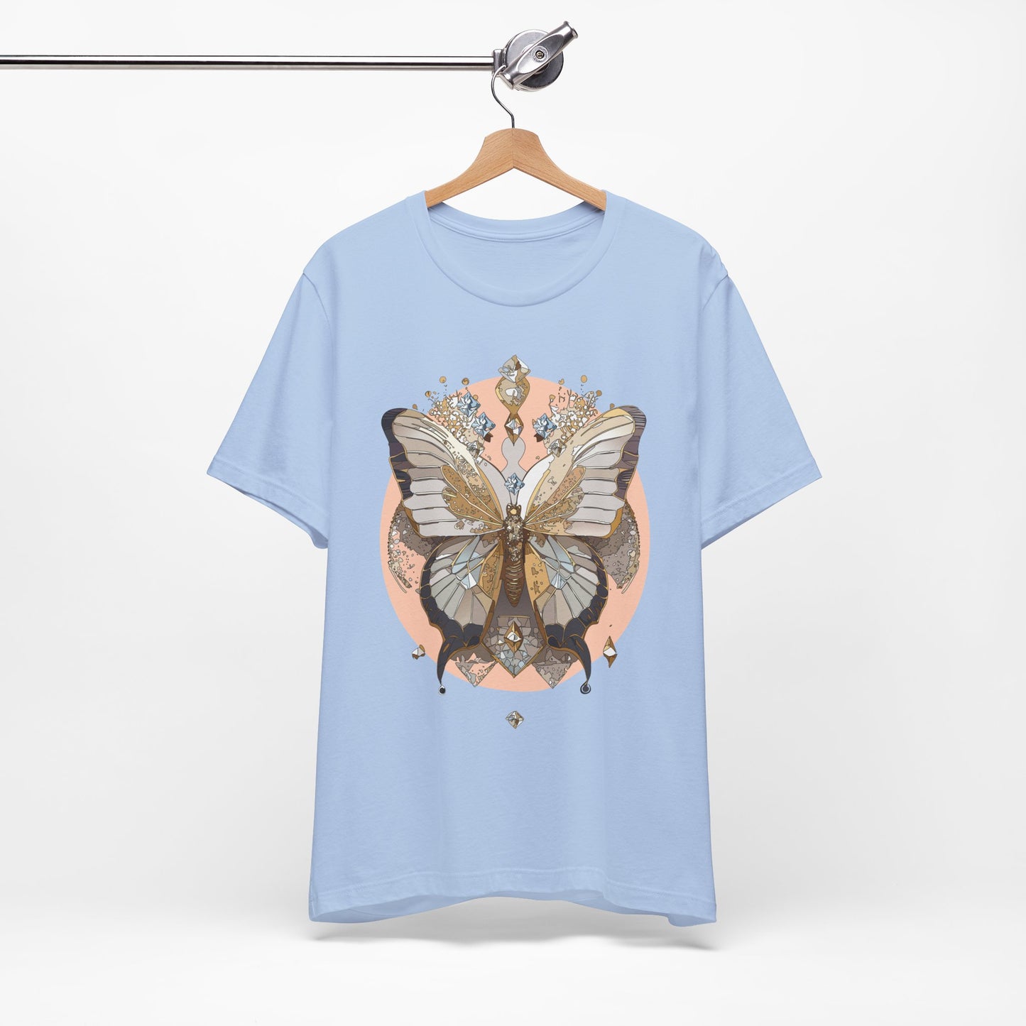 Butterfly Shirt, Shirt with Butterfly, Tee Shirt with Antique Butterfly